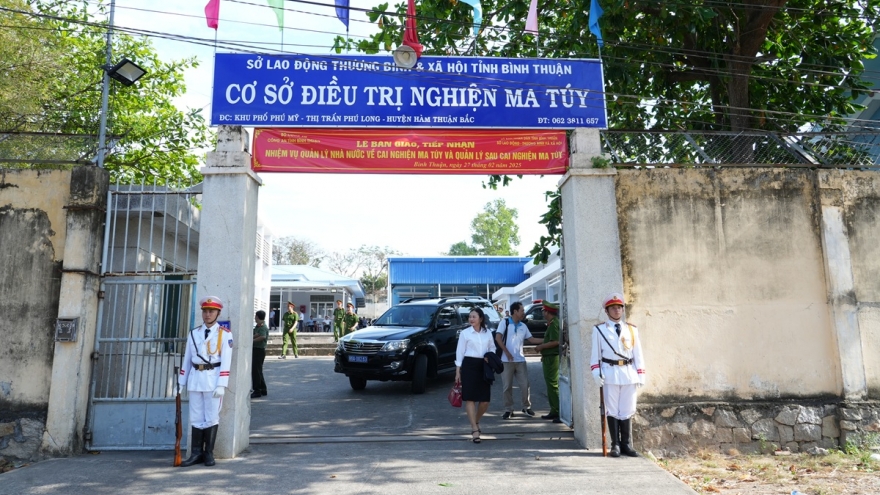 Công an Bình Thuận tiếp nhận quản lý cơ sở cai nghiện ma túy